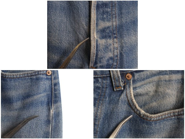 80s USA製 ★ リーバイス 501 赤耳 デニム パンツ 実寸 32 33 / 古着 ヴィンテージ 内股シングル 黒カン ジーパン ボタンフライ ストレート