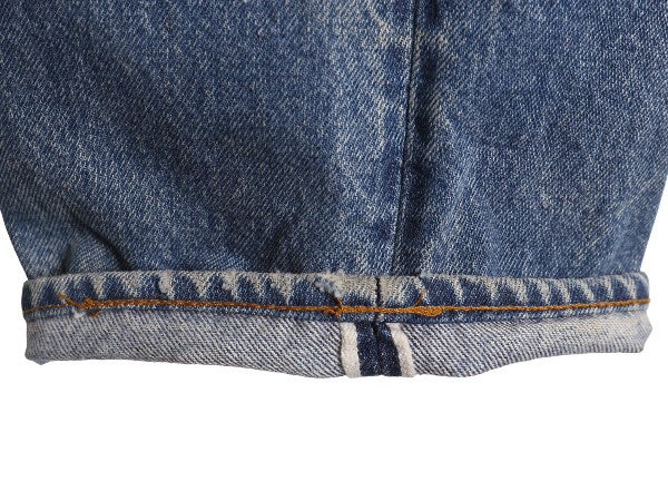 80s USA製 ★ リーバイス 501 赤耳 デニム パンツ 実寸 32 33 / 古着 ヴィンテージ 内股シングル 黒カン ジーパン ボタンフライ ストレート