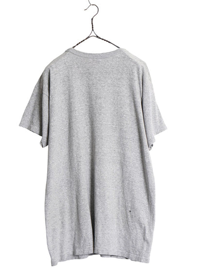 80s USA製 ★ エルエルビーン チャンピオン 別注 ロゴ プリント Tシャツ メンズ L / 古着 ヴィンテージ 88 12 ダブルネーム 霜降り グレー