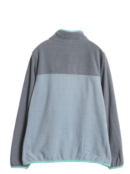 US企画 パタゴニア マイクロD スナップT レディース L / 22年製 アウトドア フリース プルオーバー ジャケット ブルゾン ハイネック ロンT