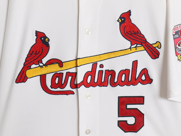 USA製 カージナルス ベースボール シャツ メンズ XXL 程/ MLB オフィシャル マジェスティック 大リーグ ユニフォーム 重ね着 大きいサイズ