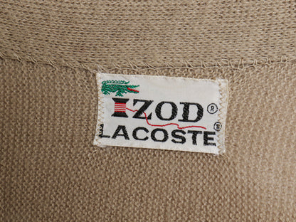 70s USA製 ラコステ アクリル ニット カーディガン メンズ レディース M / ヴィンテージ 羽織り 前開き セーター ワンポイント ワニ刺繍