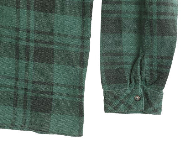 90s オールド ギャップ ヘンリーネック 鹿の子 長袖 Tシャツ メンズ XL オールド ロンT シャツ タイプ ポケット付き チェック 大きいサイズ