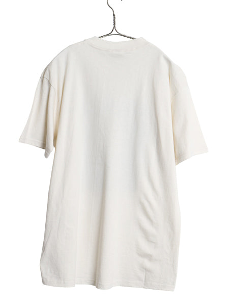 デッドストック 90s USA製 フォーク アート イラスト プリント Tシャツ メンズ レディース L / 新品 オールド グラフィック ベア アニマル 