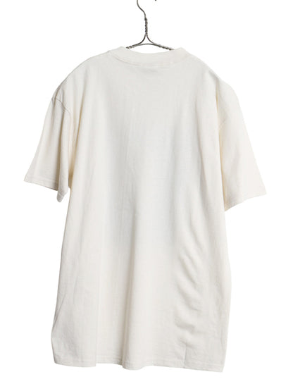 デッドストック 90s USA製 フォーク アート イラスト プリント Tシャツ メンズ レディース L / 新品 オールド グラフィック ベア アニマル 