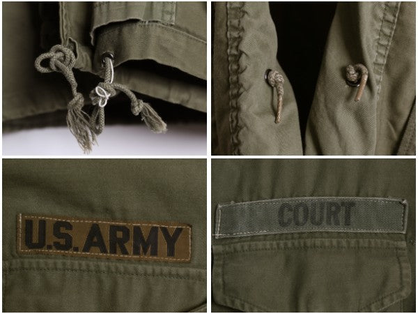 60s 米軍実物 US ARMY M-65 フィールド ジャケット MEDIUM SHORT / ヴィンテージ 68年製 ミリタリー 2nd アルミ 軍物 ジャンパー ブルゾン