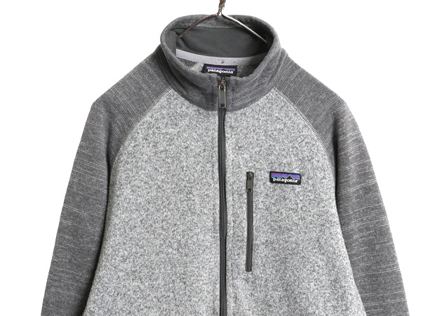 パタゴニア ベターセーター ジャケット メンズ L 古着 19年製 フリース セーター フルジップ ブルゾン ハイネック アウトドア ワンポイント