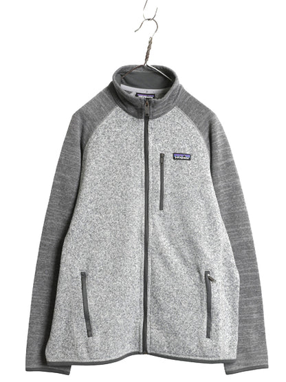 パタゴニア ベターセーター ジャケット メンズ L 古着 19年製 フリース セーター フルジップ ブルゾン ハイネック アウトドア ワンポイント