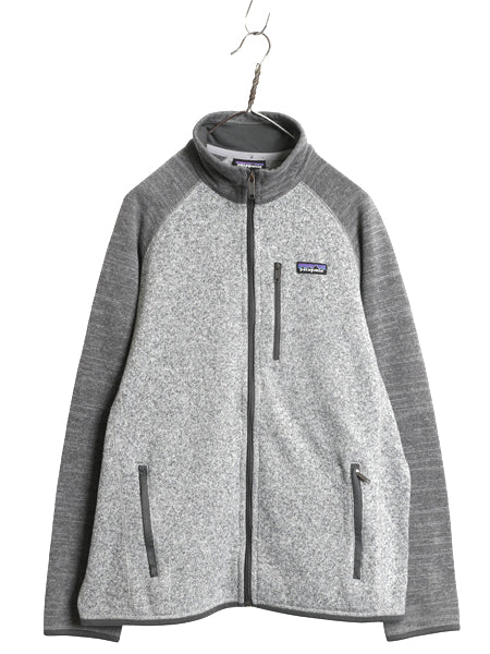 パタゴニア ベターセーター ジャケット メンズ L 古着 19年製 フリース セーター フルジップ ブルゾン ハイネック アウトドア ワンポイント