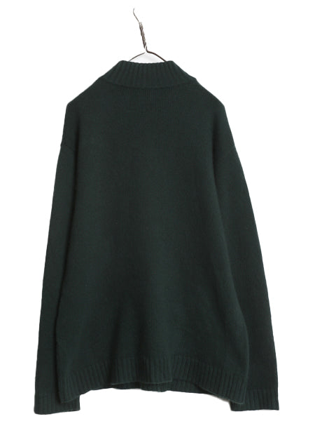 90s ローレン ラルフローレン ハーフジップ ニット セーター メンズ XL / 古着 オールド ポロ メリノ ウール アンゴラ カシミヤ ハイネック