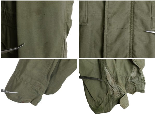 60s 米軍実物 US ARMY M-65 フィールド ジャケット MEDIUM REGULAR 程 ヴィンテージ ミリタリー 2nd アルミ 軍物 M65 ジャンパー ブルゾン 