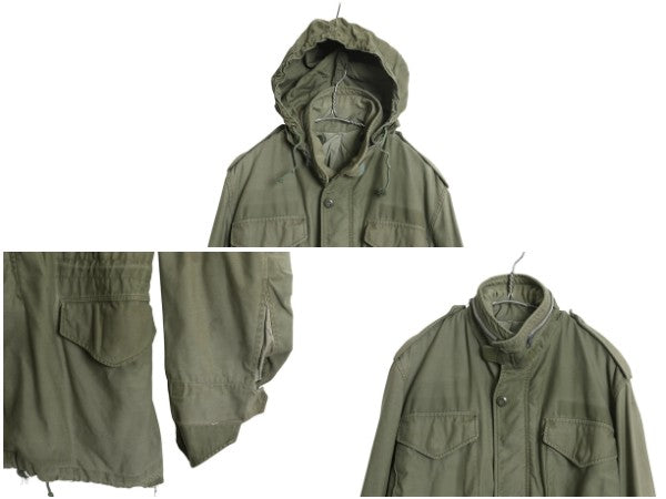 60s 米軍実物 US ARMY M-65 フィールド ジャケット MEDIUM REGULAR 程 ヴィンテージ ミリタリー 2nd アルミ 軍物 M65 ジャンパー ブルゾン 