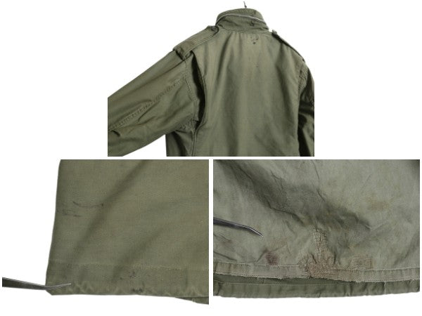 60s 米軍実物 US ARMY M-65 フィールド ジャケット MEDIUM REGULAR 程 ヴィンテージ ミリタリー 2nd アルミ 軍物 M65 ジャンパー ブルゾン 