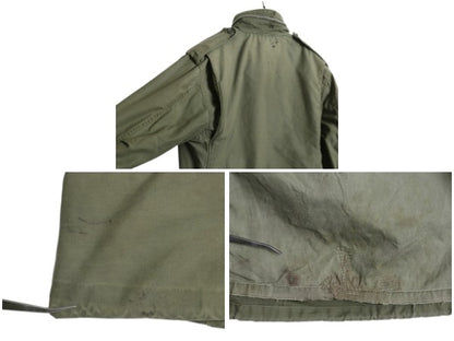 60s 米軍実物 US ARMY M-65 フィールド ジャケット MEDIUM REGULAR 程 ヴィンテージ ミリタリー 2nd アルミ 軍物 M65 ジャンパー ブルゾン 