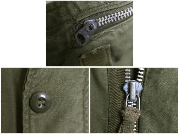60s 米軍実物 US ARMY M-65 フィールド ジャケット MEDIUM REGULAR 程 ヴィンテージ ミリタリー 2nd アルミ 軍物 M65 ジャンパー ブルゾン 