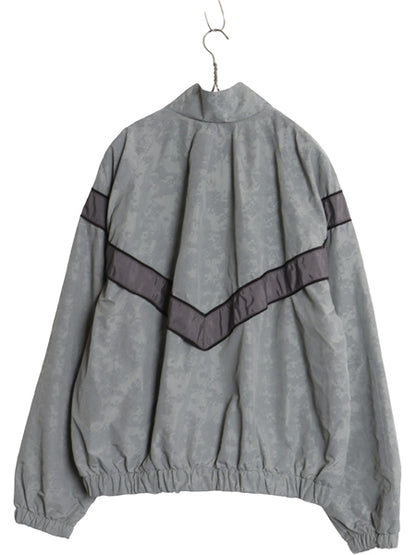 米軍実物 US ARMY ACU 迷彩 リフレクター ナイロン トレーニング ジャケット MEDIUM SHORT / 11年製 ミリタリー IPFU 軍物 ツートン グレー