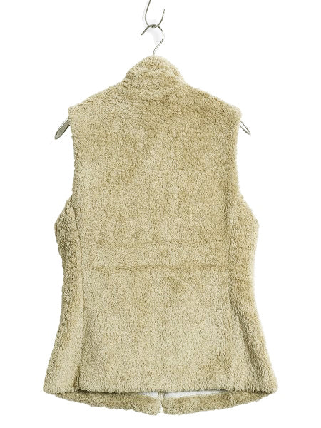 パタゴニア ロスガトス フリース ベスト レディース М / 古着 ハイ パイル ボア 重ね着 フルジップ アウトドア ハイネック ワンポイント