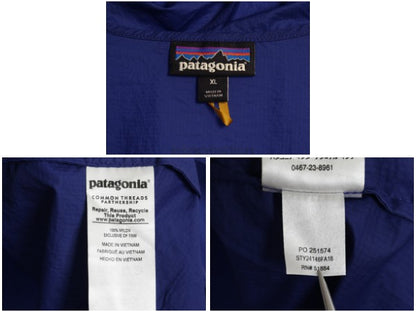 パタゴニア フーディニ ジャケット レディース XL 16年製 フルジップ ナイロン パーカー ジャンパー ブルゾン パッカブル 大きいサイズ 青