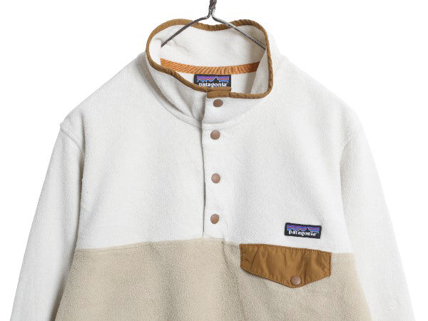 パタゴニア ライトウェイト シンチラ スナップT レディース L / 14年製 フリース プルオーバー ジャケット ブルゾン アウトドア ジャンパー