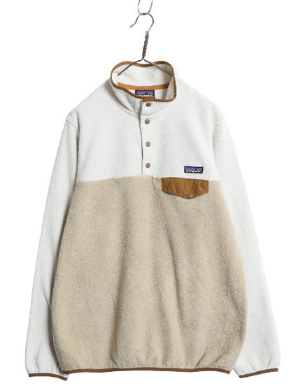 パタゴニア ライトウェイト シンチラ スナップT レディース L / 14年製 フリース プルオーバー ジャケット ブルゾン アウトドア ジャンパー