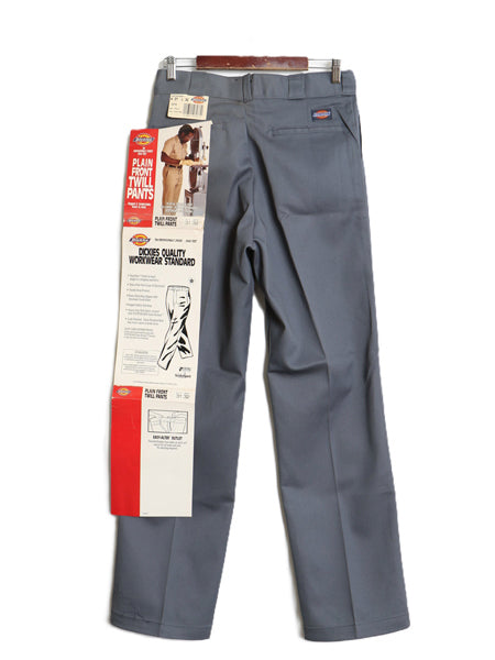 デッドストック 90s USA製 ディッキーズ 874 チノ ワーク パンツ メンズ 31 32 新品 未使用 オールド スラックス チノパン ストレート 青灰