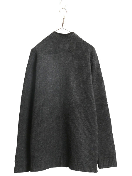 ペンドルトン フルジップ ニット セーター ジャケット メンズ L / ドライバーズ ウール モックネック カーディガン ブルゾン 無地 洗濯可能