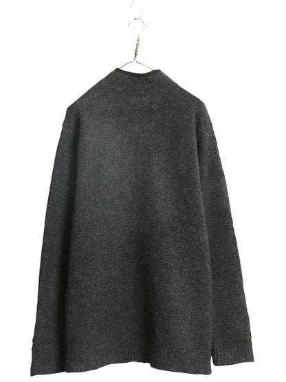 ペンドルトン フルジップ ニット セーター ジャケット メンズ L / ドライバーズ ウール モックネック カーディガン ブルゾン 無地 洗濯可能