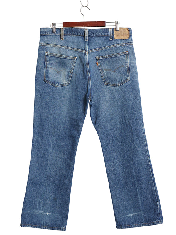 80s USA製 リーバイス 517 ブーツカット デニム パンツ メンズ 38 30 / 古着 ヴィンテージ ジーンズ ジーパン フレア アタリ ヒゲ Gパン 青