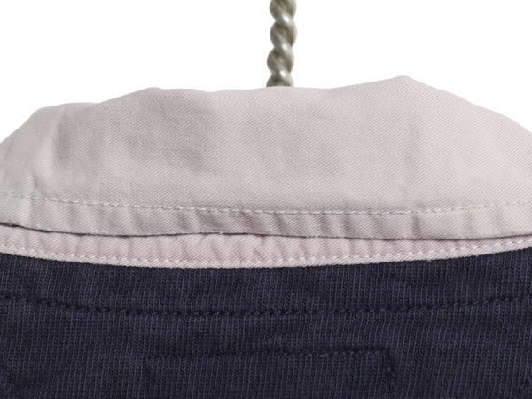 ラグビー ラルフローレン ボーダー 長袖 ラガーシャツ メンズ S ポロ ヴィンテージ 加工 ラグビー 長袖シャツ ポロシャツ カットソー 赤 紺