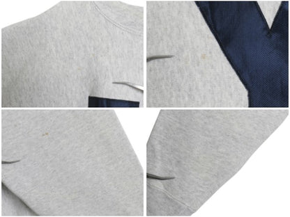 90s USA製 YALE カレッジ ロゴ刺繍 スウェット メンズ XXL オールド イエール トレーナー 裏起毛 大きいサイズ リバース タイプ イニシャル