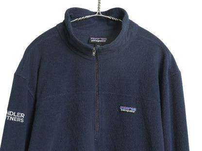 パタゴニア マイクロD ハーフジップ フリース プルオーバー メンズ XXL 21年製 ロンT 長袖 Tシャツ ハイネック 大きいサイズ トップス 企業