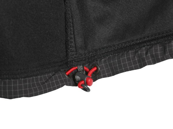 ノースフェイス フード付き デナリ ジャケット メンズ M / フリース チェック ナイロン パーカー ジャンパー フルジップ ブルゾン ブラック