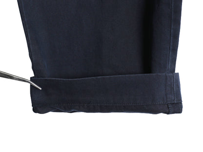 90s ポロ ラルフローレン コットン チノ パンツ メンズ 実寸 34 25 / オールド スラックス チノパン ストレート ツータック クロップド 紺