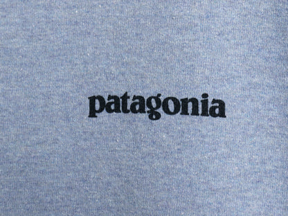 パタゴニア 両面 プリント 半袖 Tシャツ メンズ S / 18年製 アウトドア P6 バックプリント ボックスロゴ カットソー トップス シンプル 青
