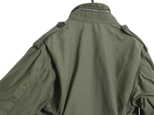 70s 米軍実物 US ARMY M-65 フィールド ジャケット SMALL SHORT 程/ ヴィンテージ ミリタリー 2nd アルミ 軍物 M65 ジャンパー ブルゾン 