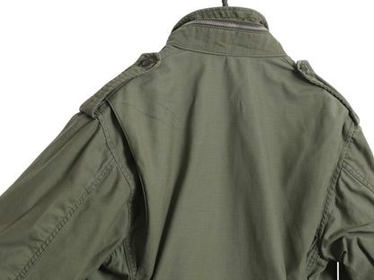 70s 米軍実物 US ARMY M-65 フィールド ジャケット SMALL SHORT 程/ ヴィンテージ ミリタリー 2nd アルミ 軍物 M65 ジャンパー ブルゾン 