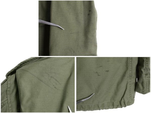 70s 米軍実物 US ARMY M-65 フィールド ジャケット SMALL SHORT 程/ ヴィンテージ ミリタリー 2nd アルミ 軍物 M65 ジャンパー ブルゾン 