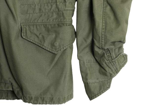 70s 米軍実物 US ARMY M-65 フィールド ジャケット SMALL SHORT 程/ ヴィンテージ ミリタリー 2nd アルミ 軍物 M65 ジャンパー ブルゾン 