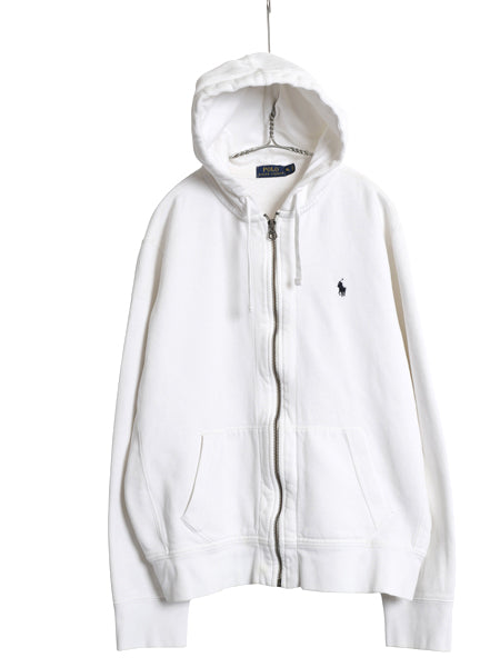 ポロ ラルフローレン フルジップ スウェット フード パーカー メンズ XL / トレーナー 裏起毛 ヘビーウェイト ワンポイント 大きいサイズ