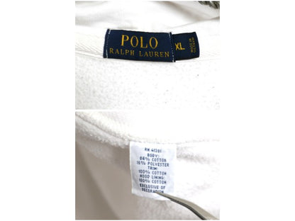 ポロ ラルフローレン フルジップ スウェット フード パーカー メンズ XL / トレーナー 裏起毛 ヘビーウェイト ワンポイント 大きいサイズ