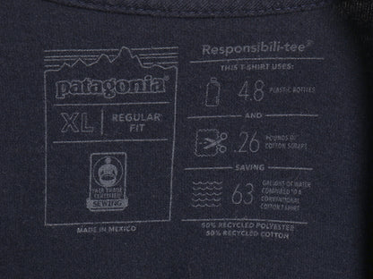 パタゴニア 両面 プリント 長袖 Tシャツ メンズ XL 19年製 アウトドア ロンT ロングスリーブ P6 バックプリント ボックスロゴ 大きいサイズ
