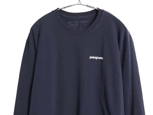 パタゴニア 両面 プリント 長袖 Tシャツ メンズ XL 19年製 アウトドア ロンT ロングスリーブ P6 バックプリント ボックスロゴ 大きいサイズ