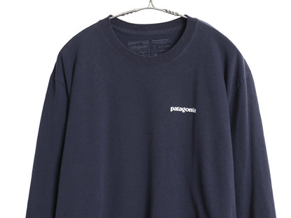 パタゴニア 両面 プリント 長袖 Tシャツ メンズ XL 19年製 アウトドア ロンT ロングスリーブ P6 バックプリント ボックスロゴ 大きいサイズ