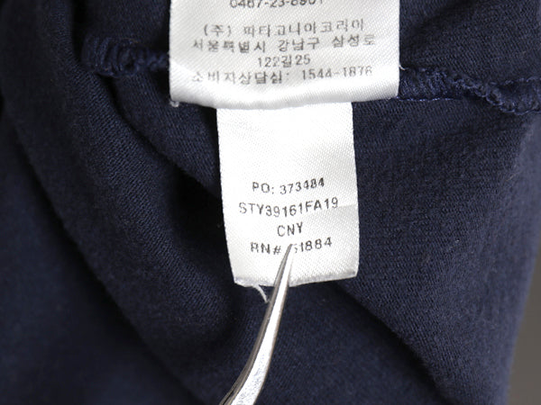 パタゴニア 両面 プリント 長袖 Tシャツ メンズ XL 19年製 アウトドア ロンT ロングスリーブ P6 バックプリント ボックスロゴ 大きいサイズ