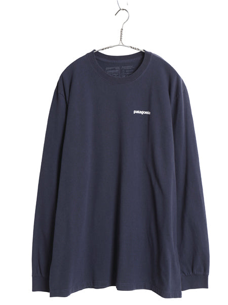 パタゴニア 両面 プリント 長袖 Tシャツ メンズ XL 19年製 アウトドア ロンT ロングスリーブ P6 バックプリント ボックスロゴ 大きいサイズ