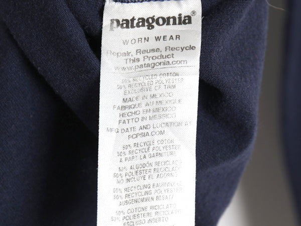 パタゴニア 両面 プリント 長袖 Tシャツ メンズ XL 19年製 アウトドア ロンT ロングスリーブ P6 バックプリント ボックスロゴ 大きいサイズ
