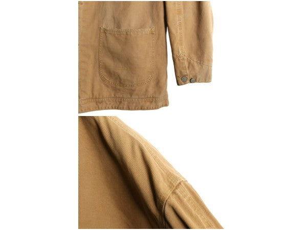 80s USA製 ★ ポロ ラルフローレン ダック カバーオール ジャケット メンズ M 古着 ヴィンテージ ワーク チョアコート ウール ライナー付き