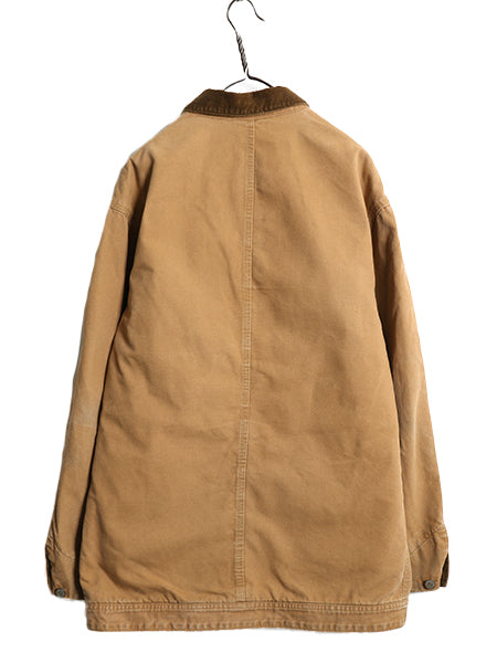 80s USA製 ★ ポロ ラルフローレン ダック カバーオール ジャケット メンズ M 古着 ヴィンテージ ワーク チョアコート ウール ライナー付き