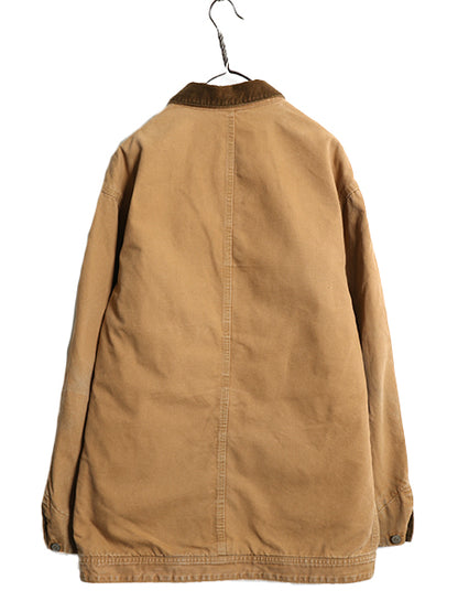 80s USA製 ★ ポロ ラルフローレン ダック カバーオール ジャケット メンズ M 古着 ヴィンテージ ワーク チョアコート ウール ライナー付き