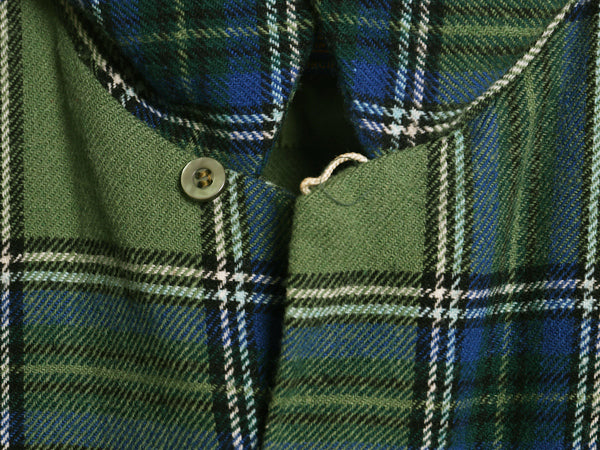 60s 70s USA製 ★ ペンドルトン チェック オープンカラー ウール シャツ メンズ L / ヴィンテージ ループ留め 開襟 ボックス マルチカラー